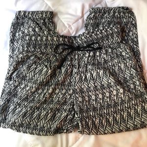Eye Candy Black and White Jogger Sweat Pants